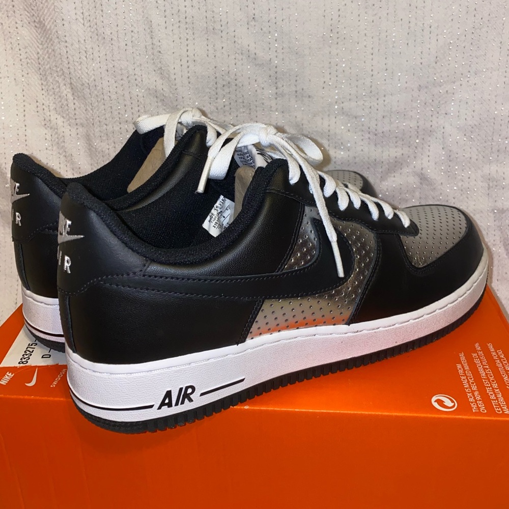 Black & Silver Nike AirForce 1s